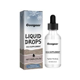 Googeer Liquid Drops HCA Supplement, Toning Waist Toning Firming Thigh Muscle Toning And Slimming Care Drops
