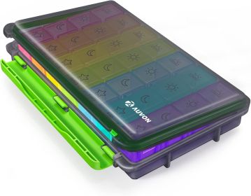 iMedassist Moisture-Proof Weekly Pill Organizer 4 Times a Day, Large 7 Day Pill Box Case with Portable Design for Travel