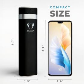 Black Pill Box 7 Day Stylish Pill Case Travel Weekly Pill Organizer Cute Pill Holder Portable Daily Pill Organizer for Vitamin Supplement Pretty