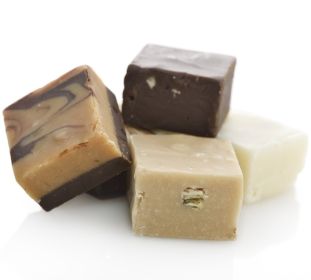 Old Fashioned Handmade Kettle Cooked Smooth Creamy Fudge - Espresso Coffee Fudge (1/4 Pound)