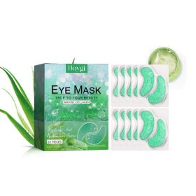 Hoygi Aloe Vera Eye Gel Patch Reduces Fine Lines Under Eyes, Dark Circles Under Eyes, Firming Eyes, Anti-Wrinkle And Moisturizing Eye Patch (Option: 10pcs-38g-4.14*3.15*1.26inch)