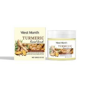 West&Month Facial Scrub, Gently Cleanses Facial Skin, Exfoliates, Moisturizes, Moisturizes And Brightened (Option: 100g-125.24g-2.24*2.24*2.24inch)
