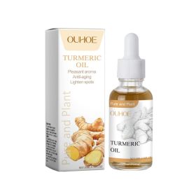 OUHOE Turmeric Essence Oil Gentle Care, Moisturizing And Firming Facial Skin Hydrating And Moisturizing Essence Oil (Option: 10ml/盒-22.5g-3.15*0.98*0.98inch)