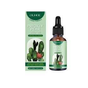 OUHOE Cactus Essential Oil, Daily Hair Gentle Moisturizing Whole Body Skin Plant Body Care Massage Essential Oil (Option: 50ml-65.1g-4.60*1.37*1.37inch)