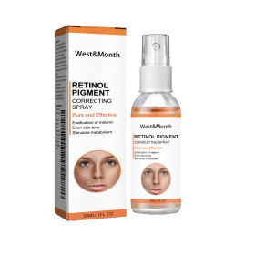 West&Month Retinol Pigment Correcting Spray, Lightening Spots Moisturizing Whitening Skin Care Spray (Option: 30ml-48g-4.34*1.19*1.19inch)