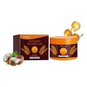 Hoygi Intensive Tanning Gel, Summertime Seaside Beach Sunbath To Help Tanning Wheat Color Body Moisturizer Gel (Option: 150ml-184g-2.83*2.83*2.28inch)