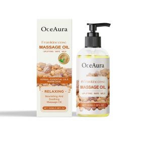 OceAura Plant Body Essential Oil (Frankincense), hydrating and moisturizing body moisturizing massage essential oil (Option: 100ml-129g-5.27*1.69*1.69inch)