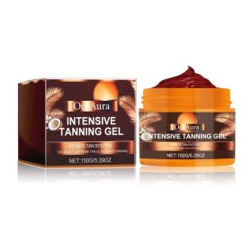 OceAura Intensive Tanning Gel, Sun Free Black Summer Beach Natural Wheat-Colored Moisturizing Body Care (Option: 150g-171g-2.87*2.87*2.32inch)