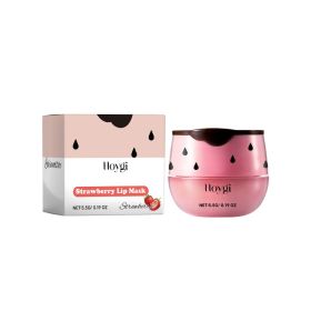 Hoygi Strawberry Lip Mask, Lighten Lip Lines And Gently Moisturize Lips, Remove Dead Skin And Moisturize Lips (Option: 5.5g-39g-1.74*1.74*1.5inch)