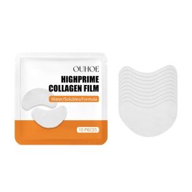 OUHOE Highprime Collagen Film, Desalination Eye Fine Lines Crow's Feet Deep Black Rim Of The Eye Moist Firming Skin (Option: 10pieces-2g-4.33*4.33inch)
