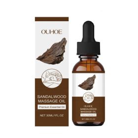 OUHOE Sandalwood Massage Essential Oil, Gently Moisturizes Whole Body Skin Daily Body Care Massage Sandalwood Essential Oil (Option: 30ml-47.08g-4.14*1.19*1.19inch)